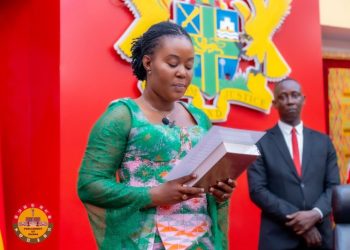 Ewurabena Aubynn officially sworn-in as Ablekuma North MP