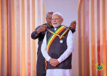 Mahama confers order of star of Ghana on Indian Prime Minister Modi