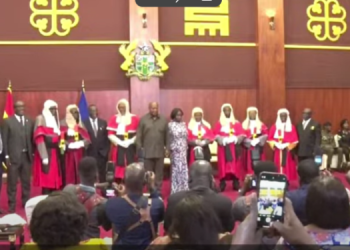 Mahama urges integrity as seven Justices join Supreme Court