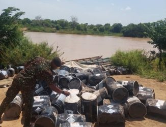 GIS intercepts suspected large scale cyanide shipment along Black Volta