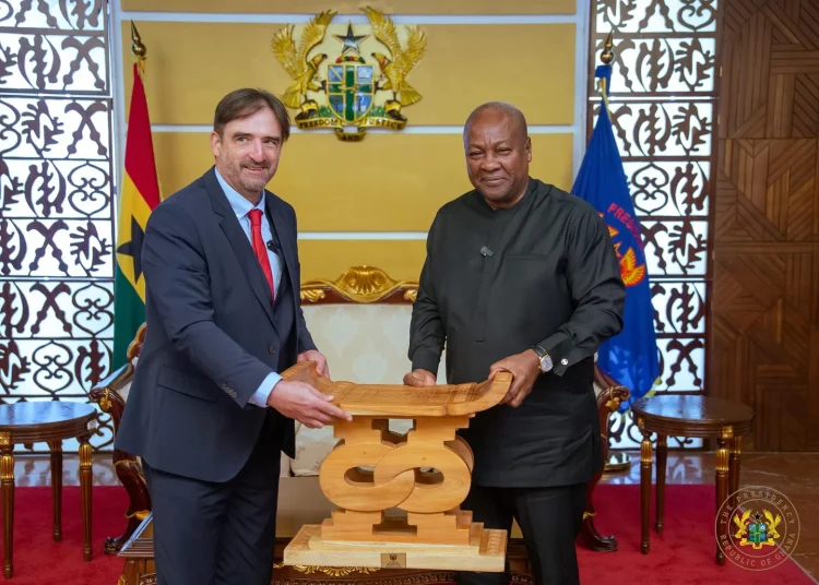 Mahama, German envoy discuss migration and security cooperation