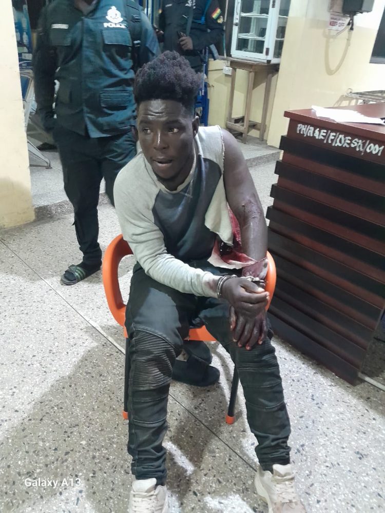 Police arrest armed robbery suspect during dawn pursuit at Klagon-Ashaiman