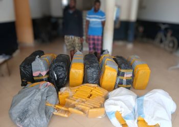 C/R: Two arrested with 519 parcels of suspected indian hemp