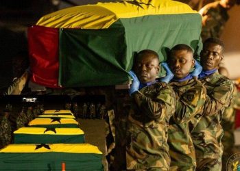 Helicopter Crash: Late soldiers Anala, Twum Ampadu and Ernest addo promoted to Wing Commander, Flight Lieutenant and Flight Sergeant respectively