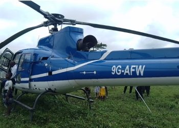 Volta River Aviation helicopter makes emergency landing at Nkawkaw