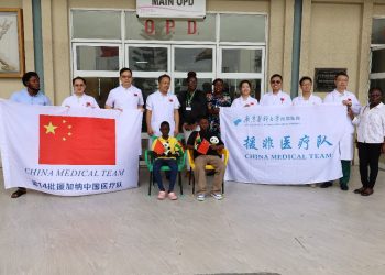 China Medical Team performs umbilical hernia surgeries for HIV-Positive orphans at LEKMA Hospital