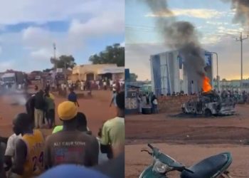 Woman slumps and dies amid violent clashes in Upper West