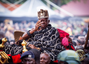 In photos: Asantehene bids final farewell to Asantehemaa Nana Konadu Yiadom III