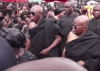 Kufuor, Akufo Addo and Mahama grace Asantehemaa’s final farewell