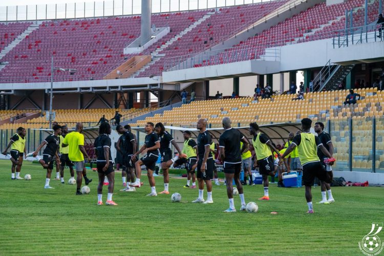 WCQ: Black Stars hold final training ahead of Comoros game