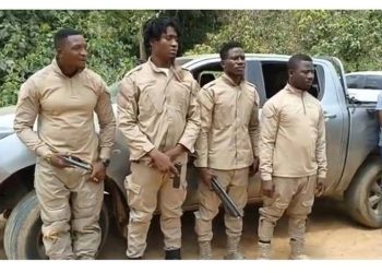 A/R: NAIMOS rejects ¢120k bribe, busts armed illegal miners posing as National security operatives in Oda Forest Reserve