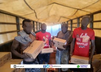 12 arrested over possession of 598 cartons of cartridges in Nsawam-Nsakye