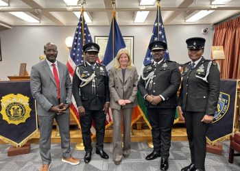 Yohuno engages NYPD counterparts