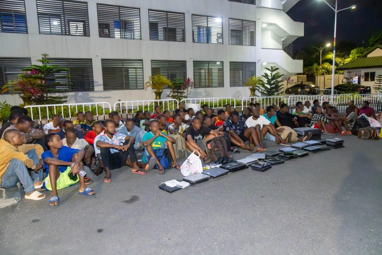 Five Nigerians arrested for trafficking 57 others into Ghana for online fraud