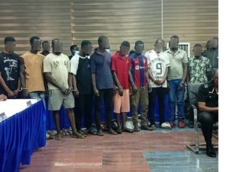 10 suspects accused of bank robbery remanded into custody