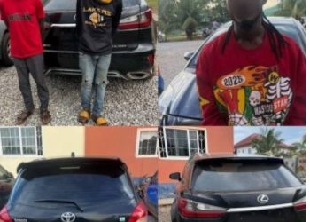 Three vehicle robbery gang captured in Kumasi — One abscond