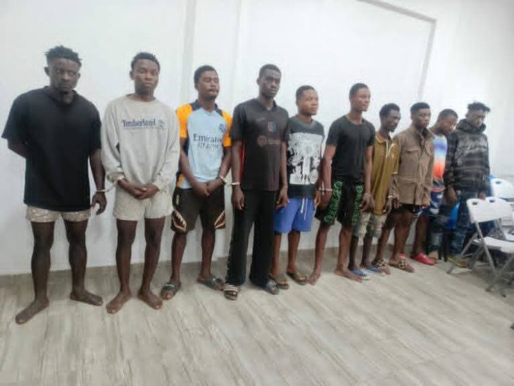 10 suspects arrested over viral assault video against two women in Dawurampong