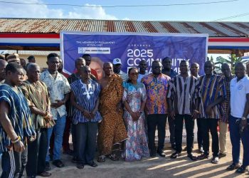 Atiwa East MP interacts with constituents in Abekoase