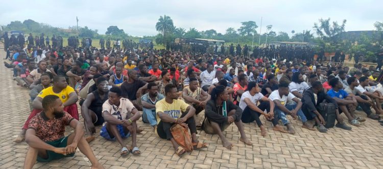 Ahafo Region: Police arrest over 300 suspects in ongoing joint security operation