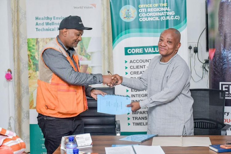 Oti Region signs MoU with World Vision Ghana to enhance community development