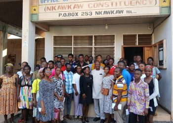 Nkawkaw MP extends financial support to 65 Tertiary students