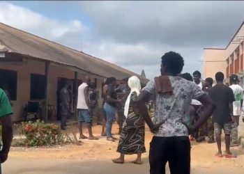 Calm restored in Nkawkaw after attempted Holy Family Hospital attack over musician’s death